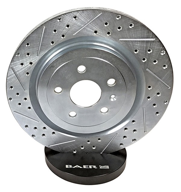Rear Drilled Slotted Brake Rotors For Jaguar S Type Ford Thunderbird Lincoln LS