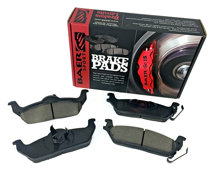 Baer Sport Pads, Rear, Fits Various Ford and Lincoln Applications 