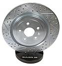 Baer Sport Rotors, Front, Fits 03 Mazda Protege Mazdaspeed
